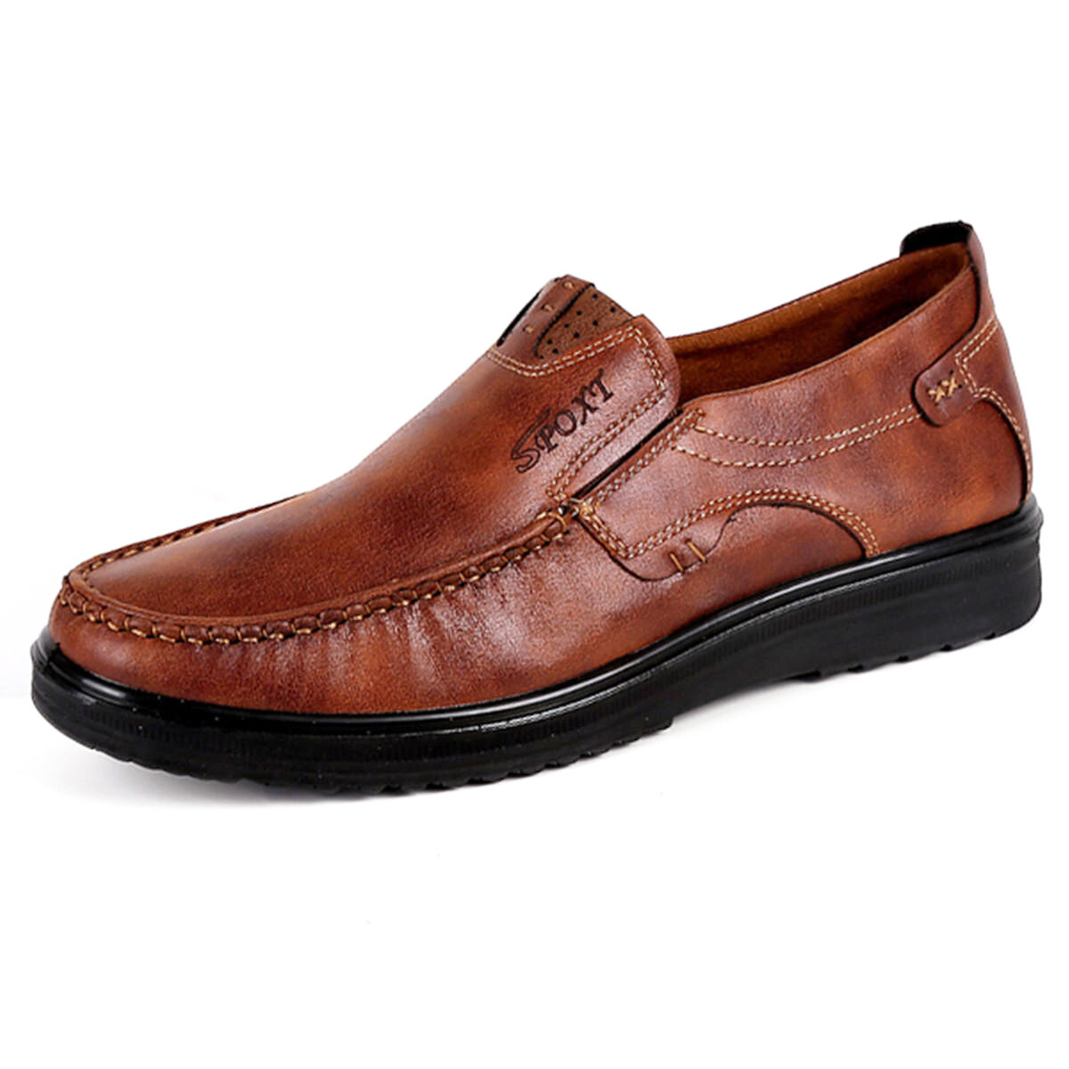 Tamaño Zapatos De Microfibra Hombres Cuero Cómodos Para Gran Oxford XiPuTkZO