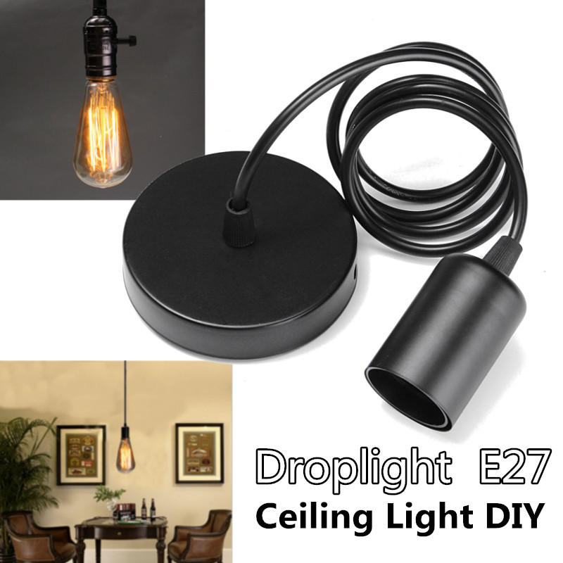 E27 Single Head Home Ceiling Pendant Lamp Light Bulb Holder Socket - E27 Pendant Bulb Holder E27 Single Head Home Ceiling Pendant Lamp Light Bulb Holder Socket - E27 Pendant Bulb Holder