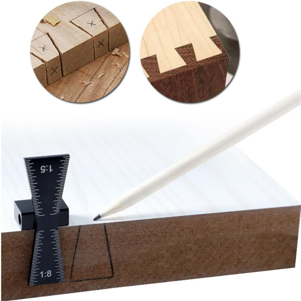 5//1 Outil for jauge de Bois for Joints en Bois de marqueur en Queue daronde avec /échelle 1 8 Gabarit de marquage en Queue daronde