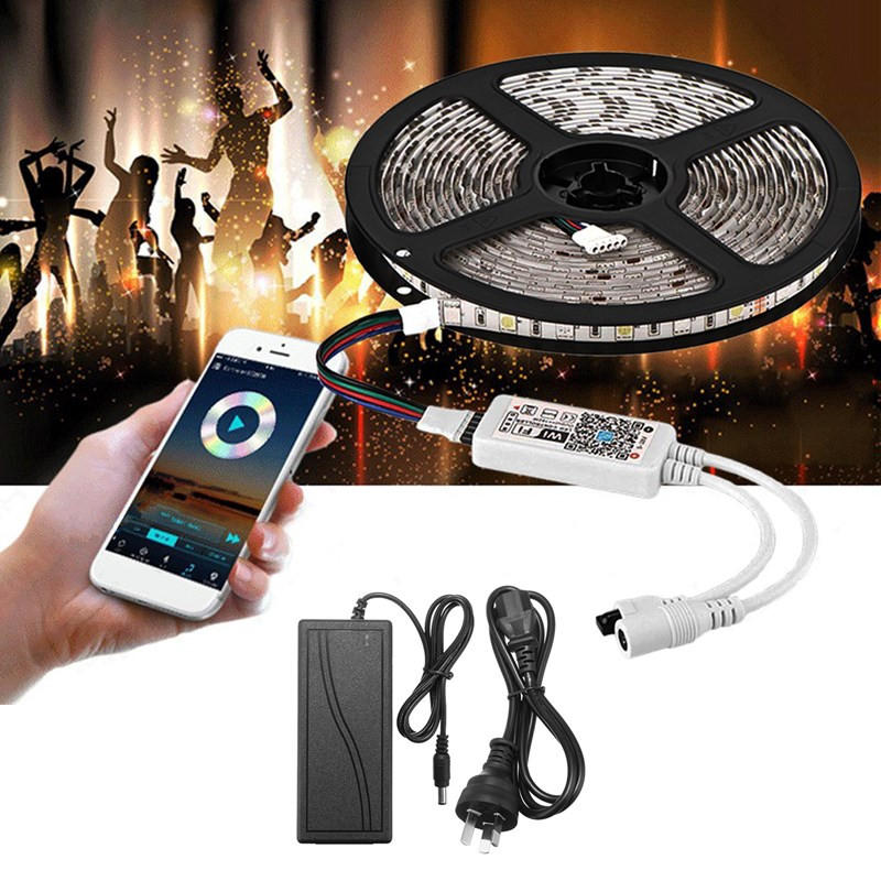 5M SMD5050 Smart WiFi RGB LED Strip Lights for Amazon Echo Alexa Google Home AU