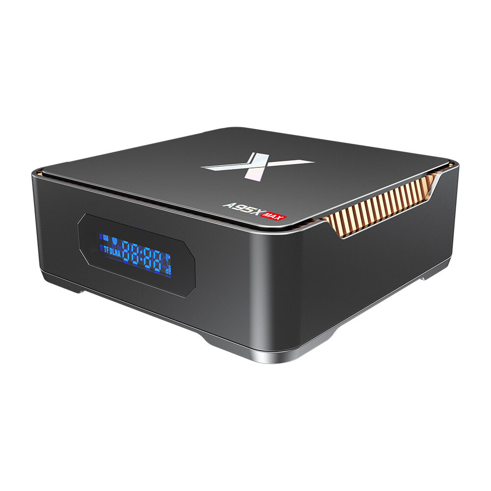 A95X MAX Android 8.1 Smart TV Box 4G+64G Amlogic S905X2 Quad Core 2.4G/&5G Wifi