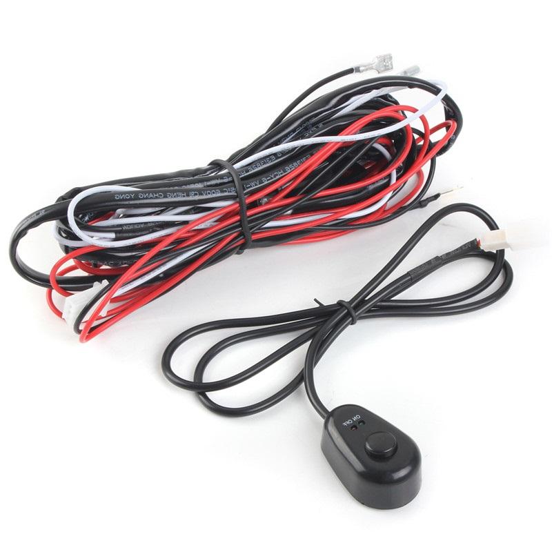 Kit de Rel/és Fusibles de 12V para interruptores de cableado Faros LED L/ámpara antiniebla