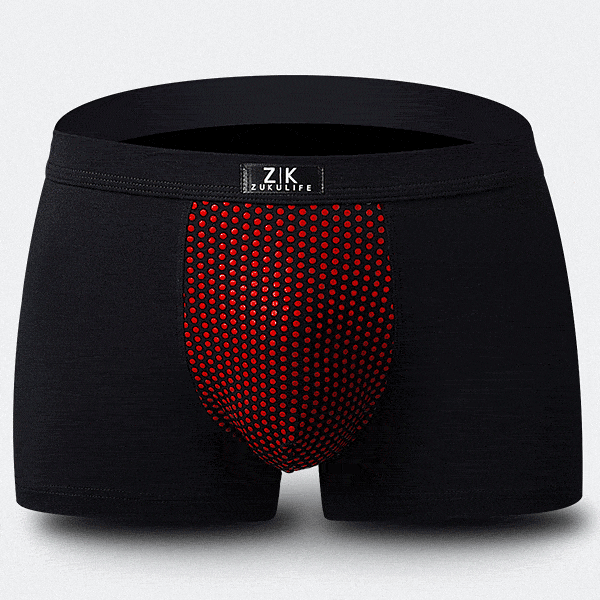 ZK Magnet Powder Tourmaline Health Care Underwear Modal Breathable Brief Men Physiological Boxer