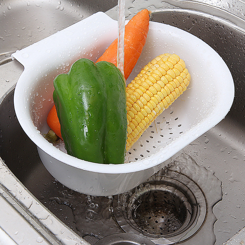 Multifunktionale Kreativität Hanging Sink ablassen Korb Gemüse Obst Aufbewahrung Küche Organizer Multifunktionale Kreativität Hanging Sink ablassen Korb Gemüse Obst Aufbewahrung Küche Organizer