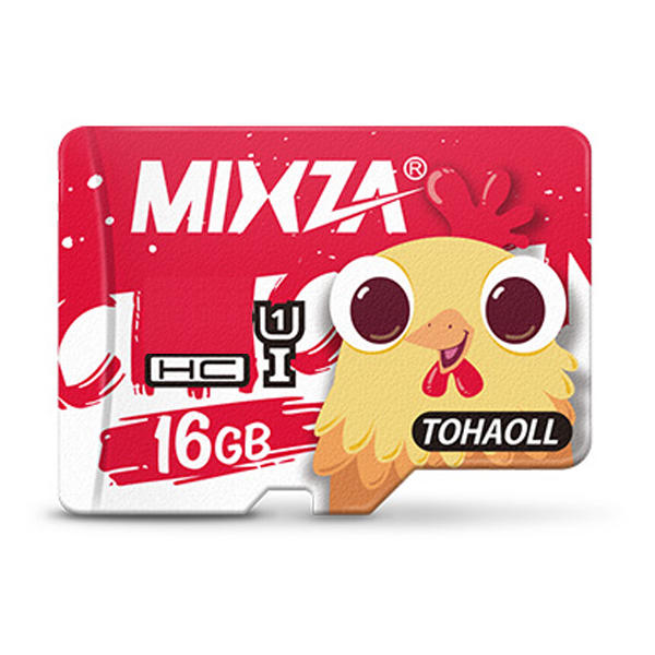 Mixza Year of the Rooster Limited Edition U1 16GB TF Micro Memory بطاقة Mixza Year of the Rooster Limited Edition U1 16GB TF Micro Memory بطاقة