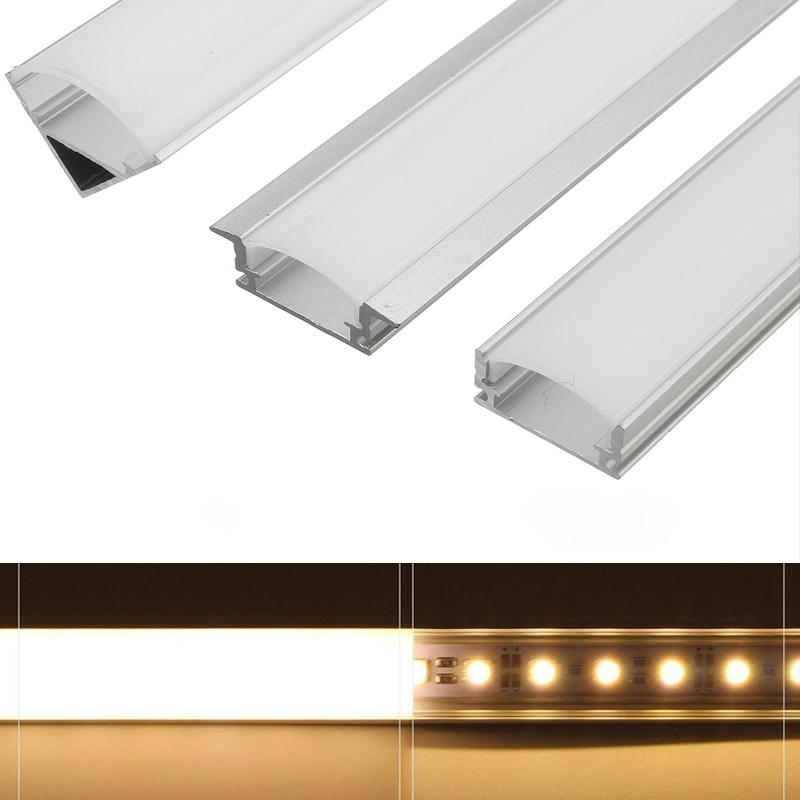 Reon 45cm U V Yw Style Aluminum Channel Holder For Led Rigid Strip Light Bar Cabinet Lamp
