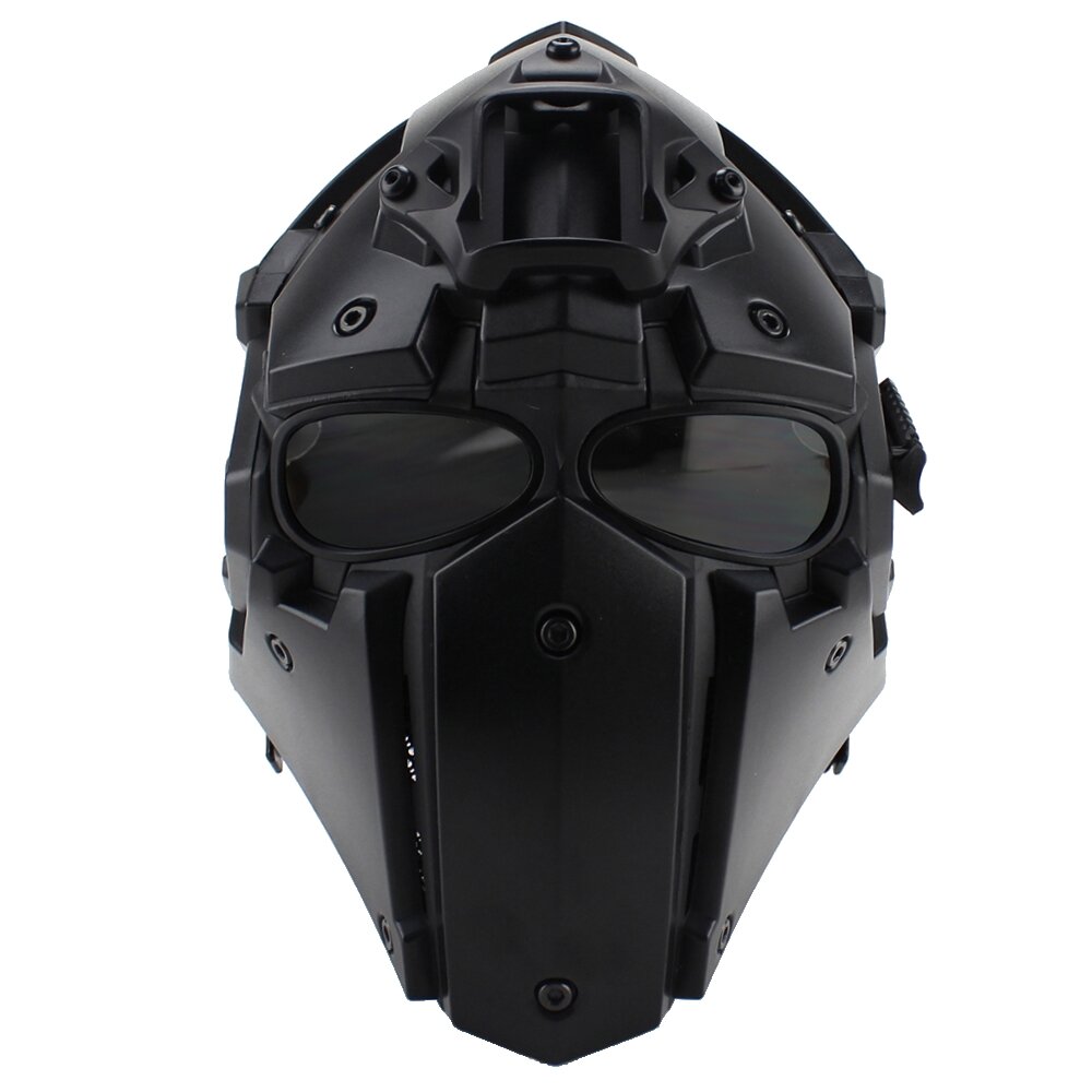 WoSporT Full Face Helmet Ochronny Obsidian Casque Do Motocyklowego Taktycznego Szkolenia Wojskowego