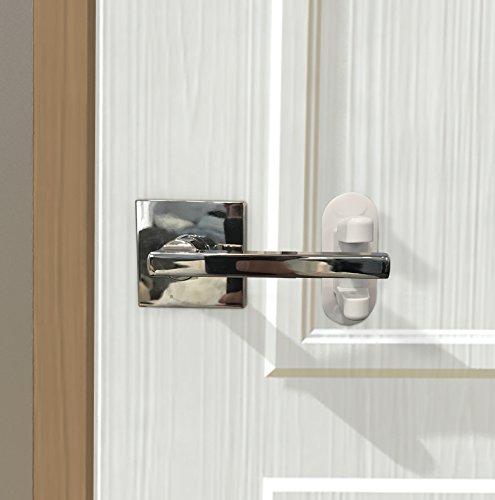 Door Lever Lock 2 Pack Child Proof Doors Handles 3m Adhesive