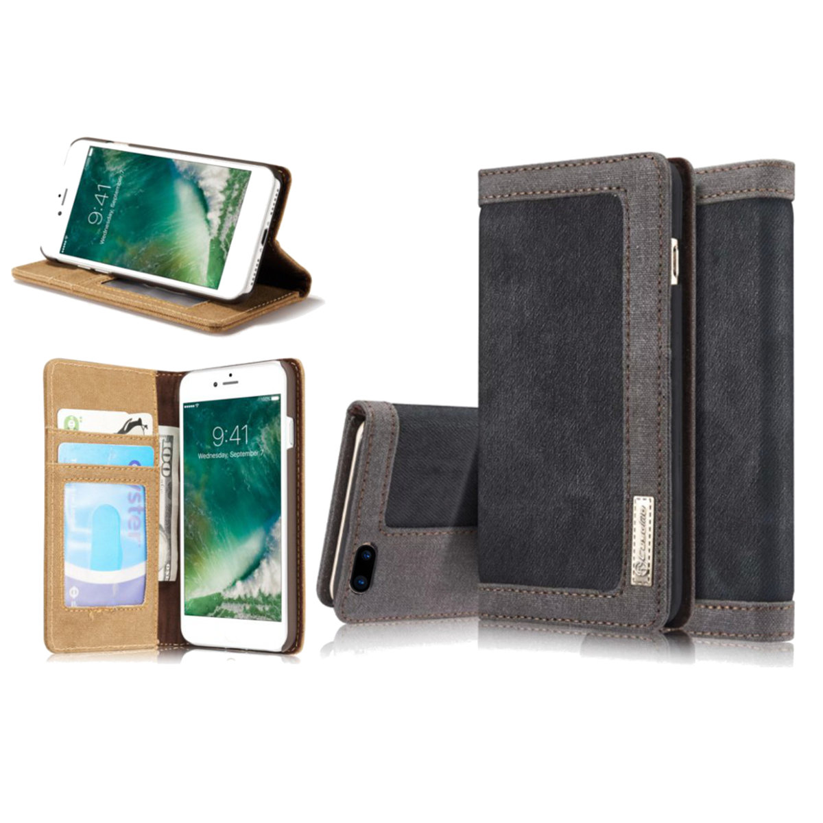 iphone 7 plus cellulare custodia a portafoglio iphone 7 plus cellulare custodia a portafoglio