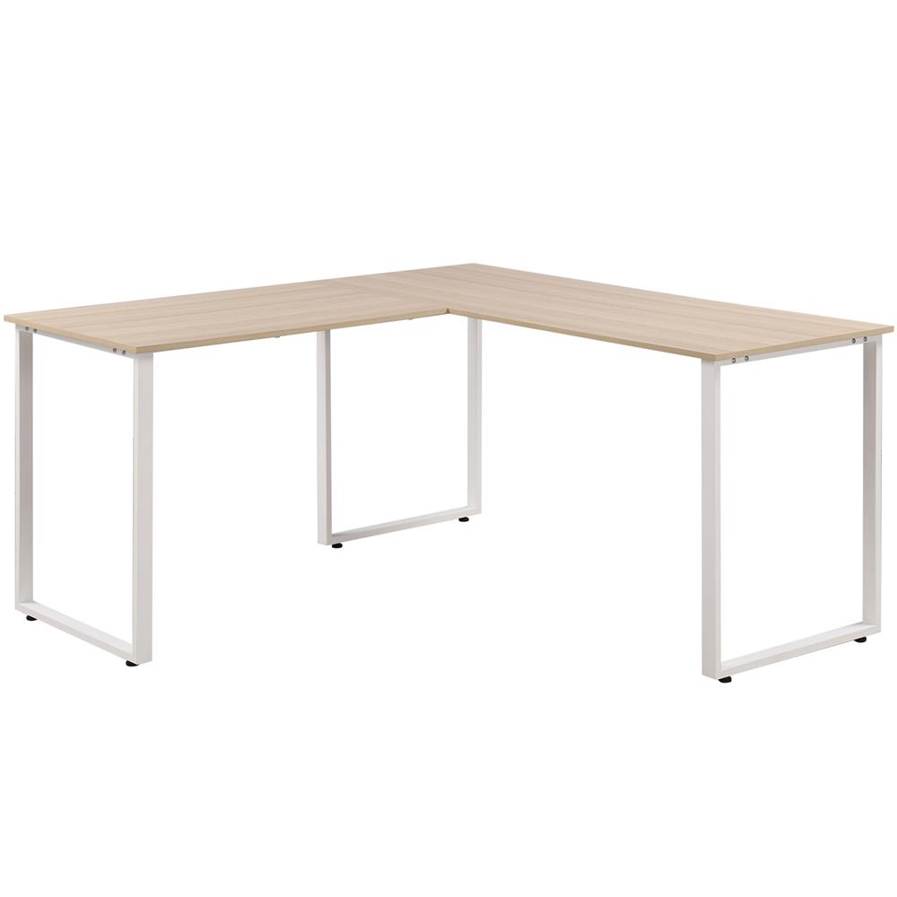 Merax L Shaped Office Desk 59 Inch Computer Corner Home Pc Wood Laptop Table Study