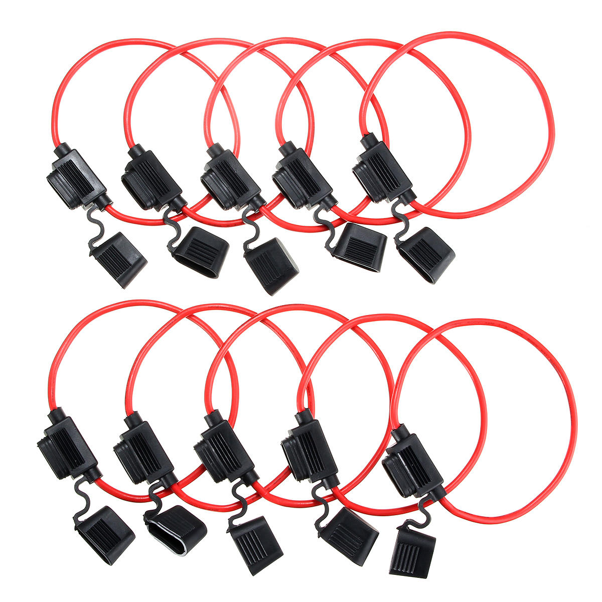 <b>10pcs</b> 40a in-line Авто Лодка Держатель предохранителей <b>auto</b> ...