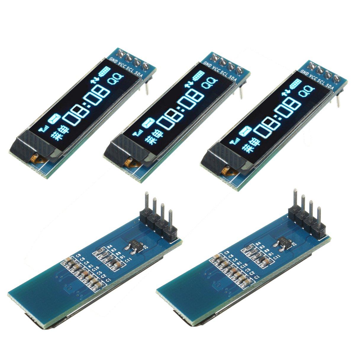 IIC I2C 0.91/" 128x32 white OLED LCD Display Module 3.3v 5v For Arduino PIC