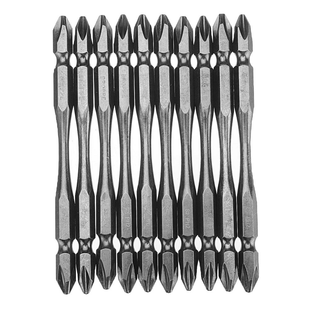 Nouveau tournevis magnétique anneau pour 6.35 mm Tige Double Têtes Tournevis Bits