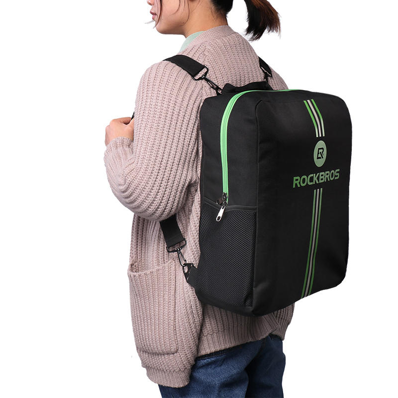 RockBros Folding Bike Carrier Bag Easliy Carry Bag with Storage Bag