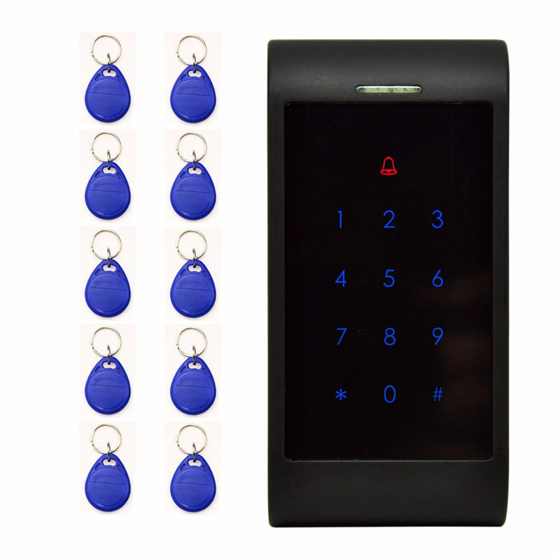 X8 Id 125khz One Door Access Control System Machine Electric Strike Lock 10 Id Card