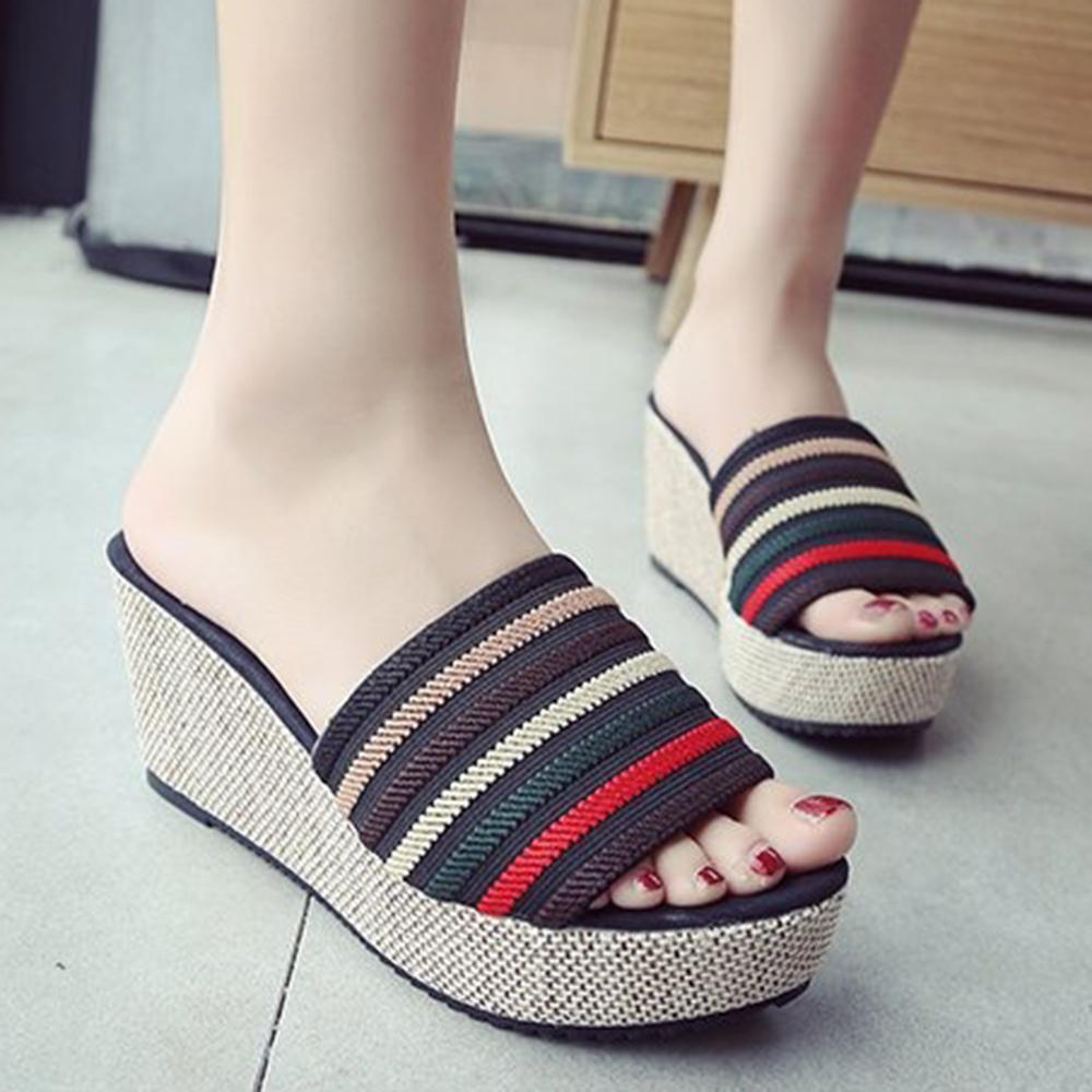 slip on wedge shoes