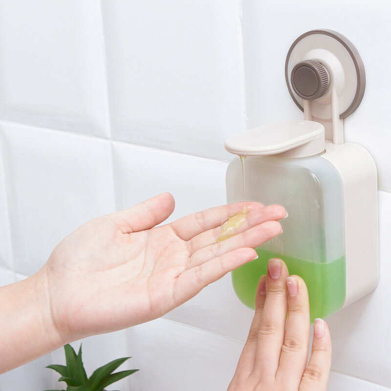Vacuum Suction Cup Soap Dispenser Wall Mounted Punch Free For Soap Dispenser Wall Mounted Punch Free