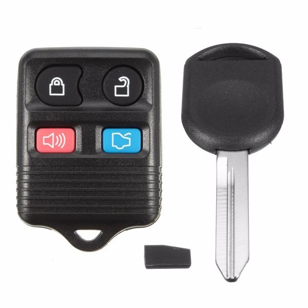 clé de voiture télécommande: 4 bouton transpondeur puce 63