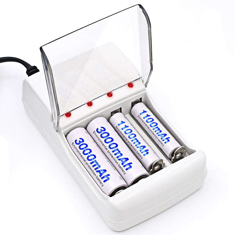 Palo C707 4 Slots LED Indicateur Chargeur Intelligent pour AA / AAA NiCd NiMh Rechargeable Batterie