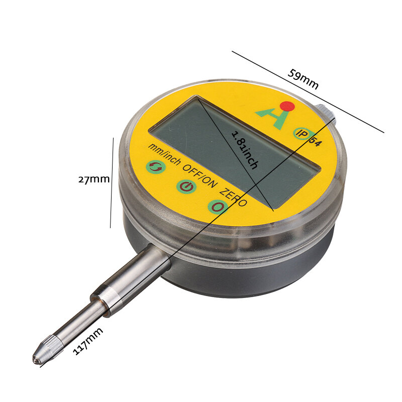 Digital Probe 0.01mm//0.0005/'/' Range Dial Indicator Clock Gauge 0.01-12.7mm NEW