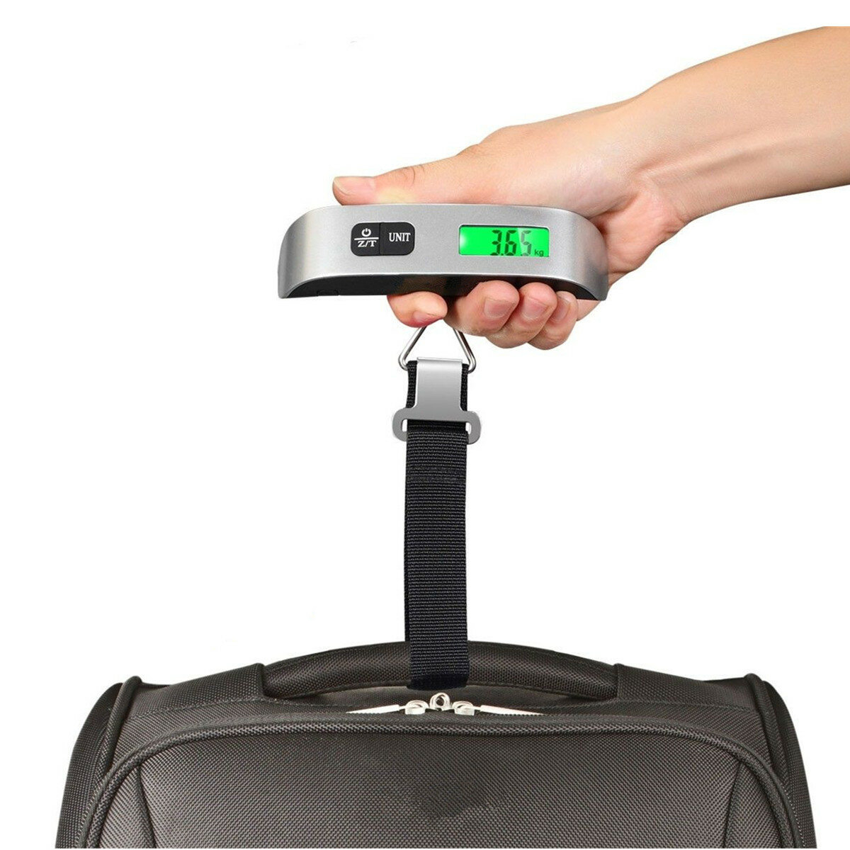 50 kg 110 LB /électronique LCD num/érique Portable Poids p/èse-Bagage de pes/ée /échelle pour Valise Bagages Sac de Voyage