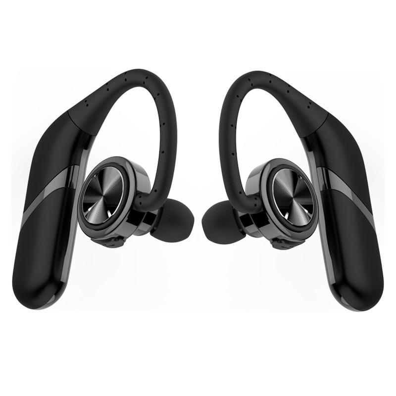[True Wireless] Portable bluetooth Earphone TWS Bass Stereo IPX6 Waterproof Sport Headset With Mic