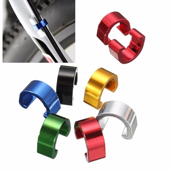 5x New Bike Bicycle MTB C-Clips Buckle Hose Brake Gear Cable Housing Guide Tool~