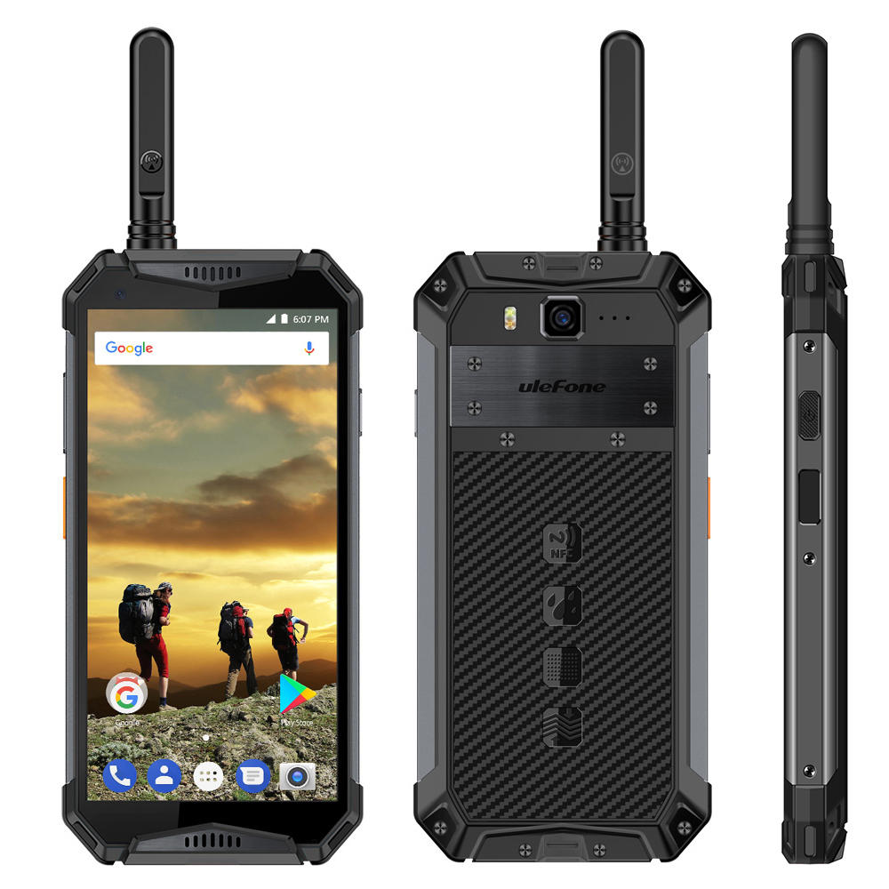Ulefone Armor 3T 5.7 Inch Walkie Talkie NFC IP68 IP69K 4GB 64GB Helio P23 Octa core 4G Smartphone