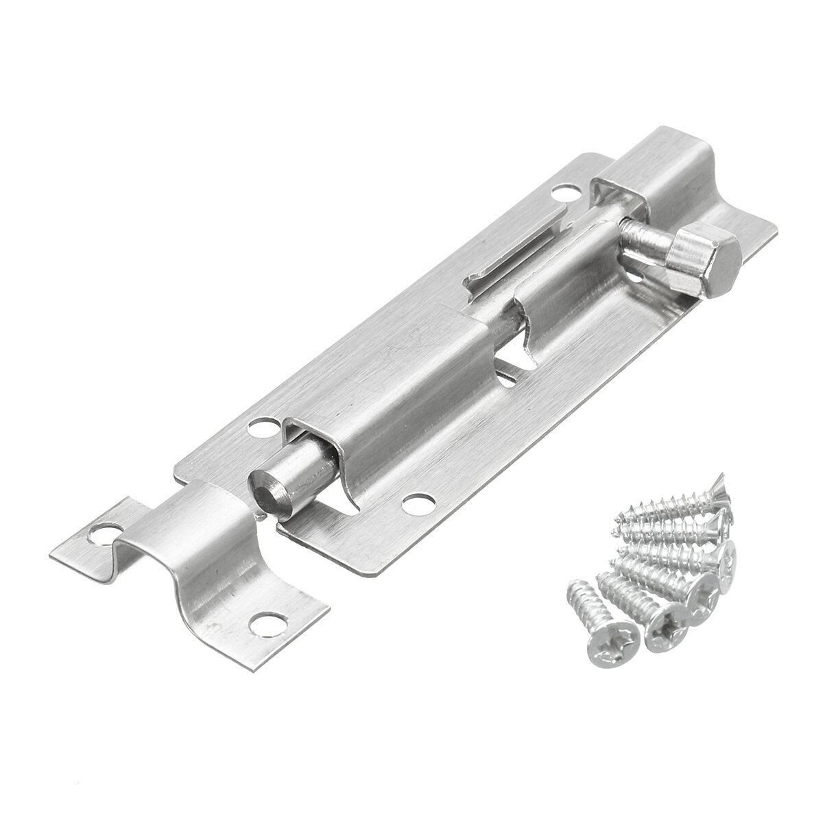 PACKS OF 24 DOOR BOLTS BARREL SLIDE LOCK ALUMINIUM ALL SIZES WITH SCREWS