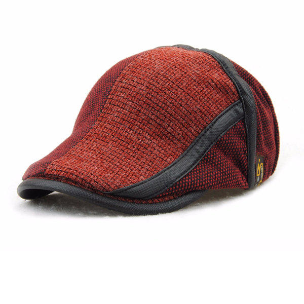 Unisexe de B&eacute;ret Tricot Boucle de Papier R&eacute;glable Gar&ccedil;on Newsboy Chapeau Gentleman Cabbie