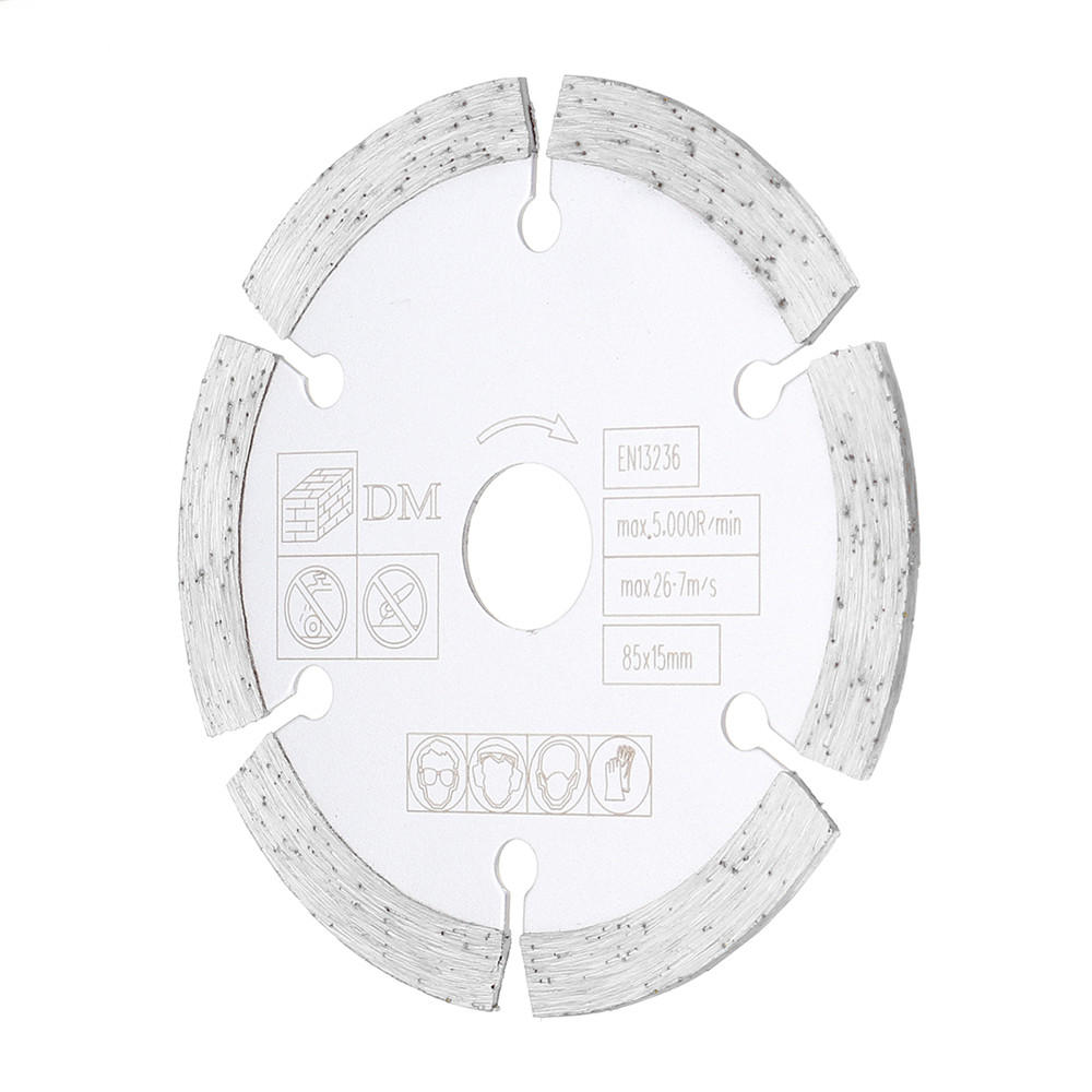 Drillpro 5pcs 85mm Diamond Saw Blade 15mm Bore Circular Cutting Disc