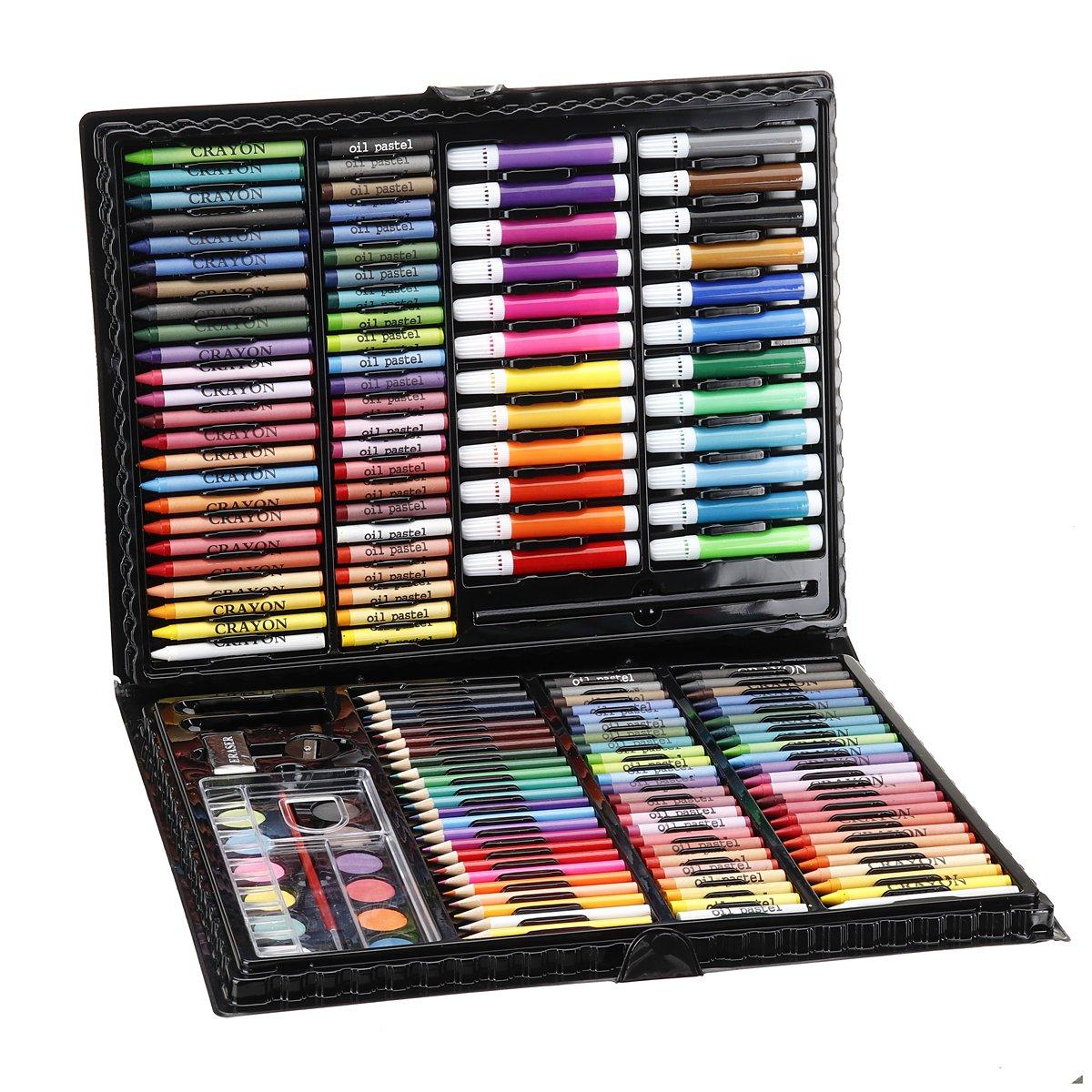 238 Pcs Couleur Stylo Bande Dessinée Enfants Dessin Outil Crayon à Lhuile Pastel Marqueur Aquarelle Stylo école Maternelle Peinture Papeterie