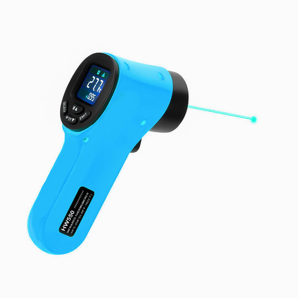 Blue Non-Contact LCD IR Laser Infrared Digital Temperature Thermometer Gun