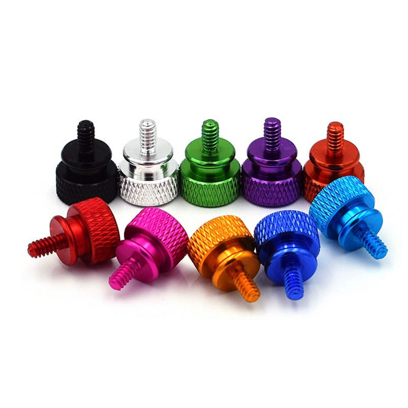 Sonstige 10 x Anodized Aluminium Thumb Screws Size 632 for Computer