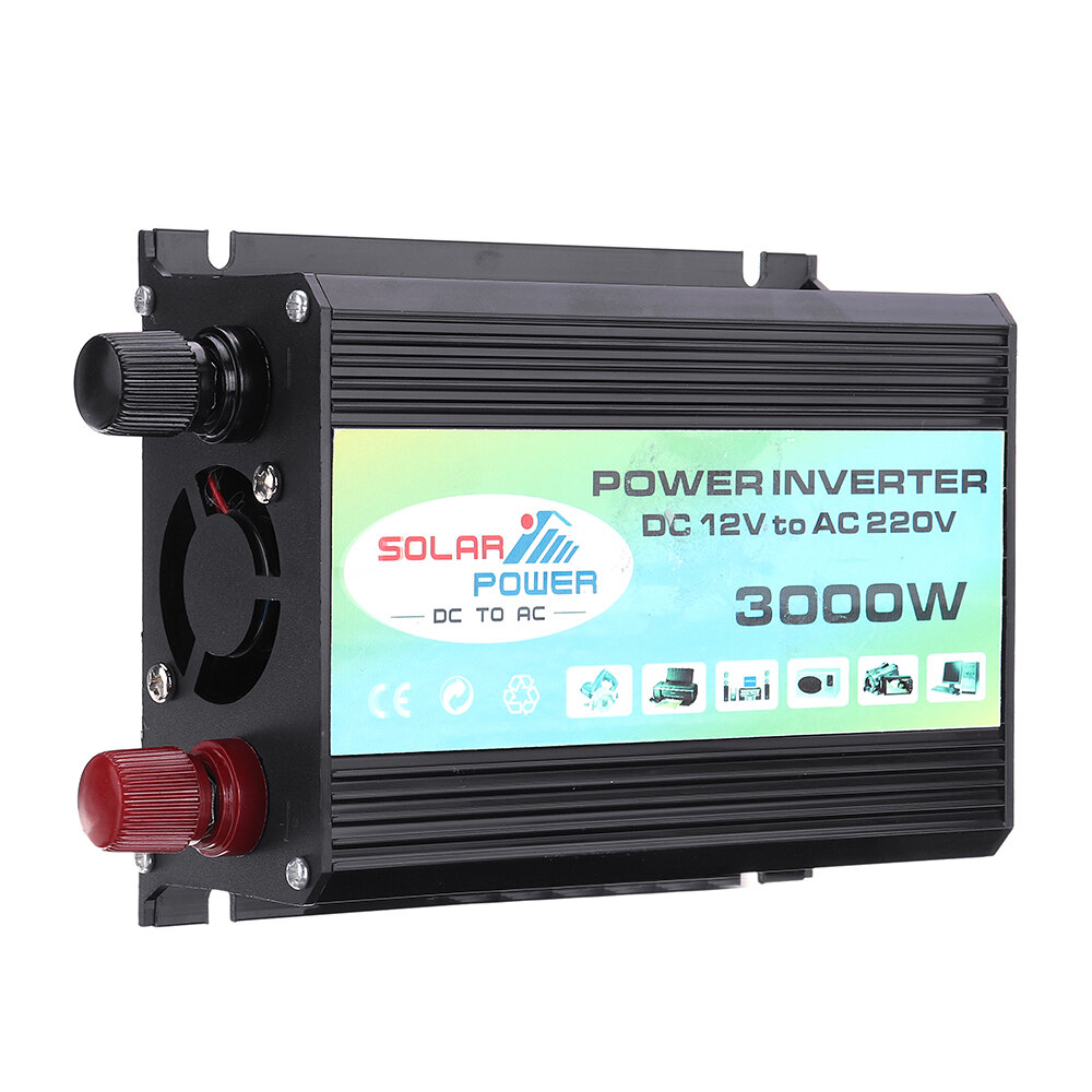DC 12V to AC 220V Car Power Inverter Electronic Charger Converter 2000W US NEW