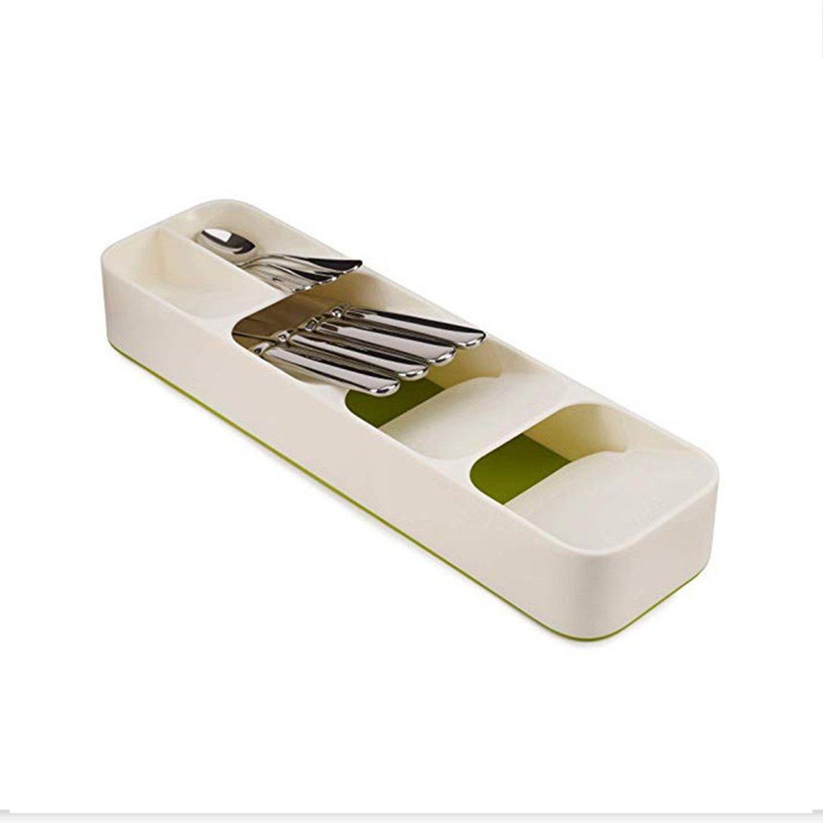 Tray Insert Cutlery Soup Spoon Utensil Storage Divider Organizer