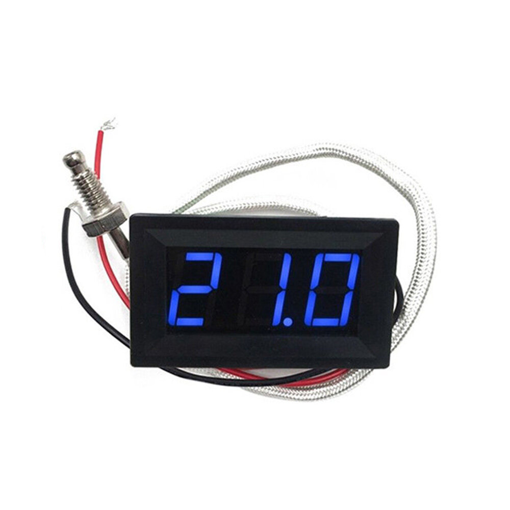 K Type M6 Sonde Thermocouple Thermomètre intégré à haute température Capteur Compteur
