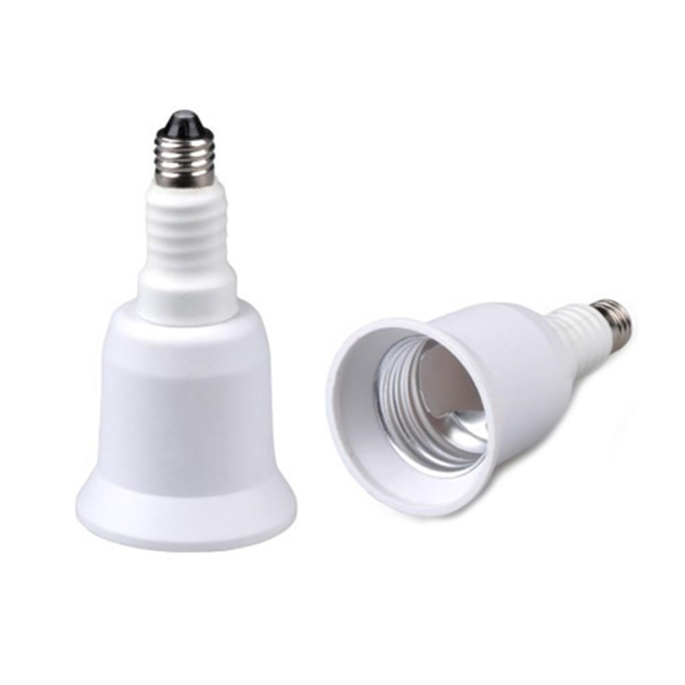 TEN E14 Male To E26 E27 Female Base LED Halogen Light Bulb Lamp Adapters convert