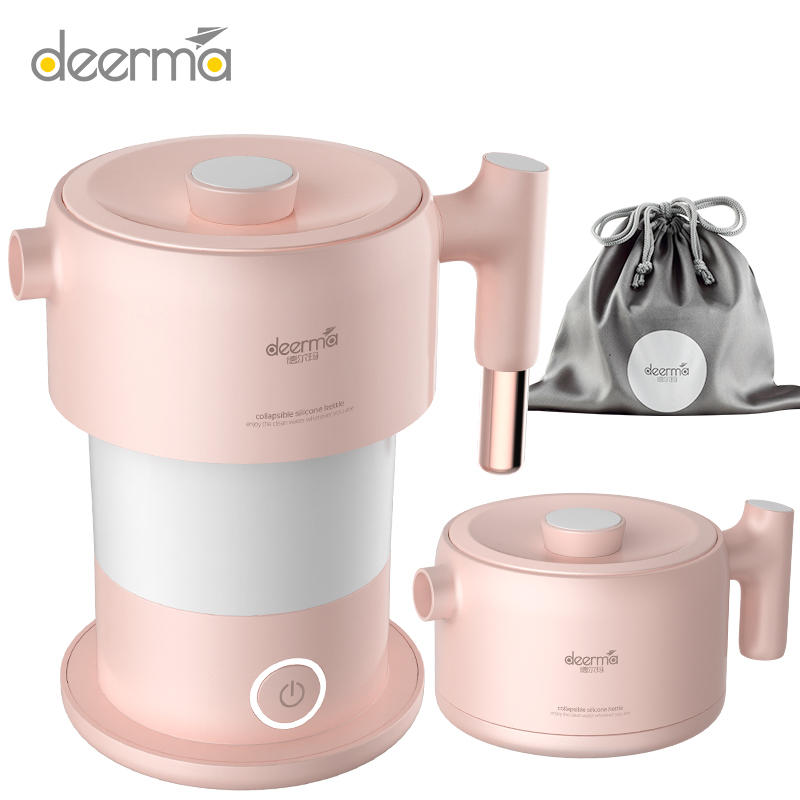 Deerma DEM-DH200 600W portatile da viaggio pieghevole bollitore elettrico in acciaio inox 304 capacit&agrave; 1L