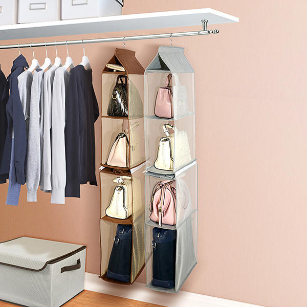 Detachable Non Woven Fabric Clothes Hanging Wardrobe Closet Bag
