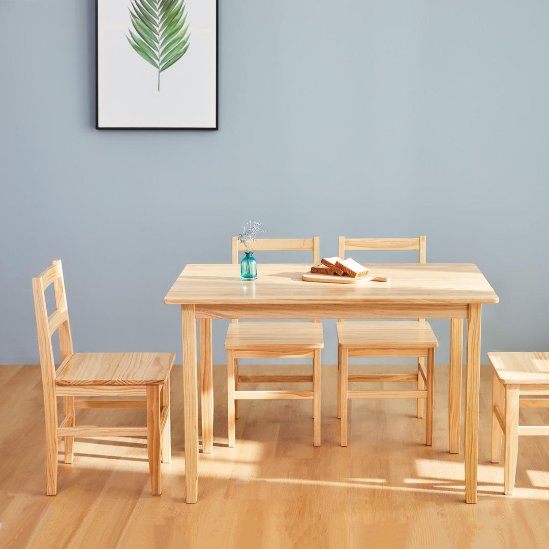 8h Lark Solid Wood Dining Table And Wooden Chair Set Environmentally Friendly Easy Assembly Room Furniture From Xiaomi Youpin