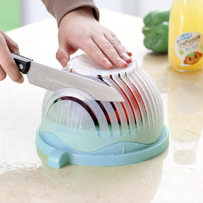DIY الإبداعية قطع سلطة صحن سلطة الفاكهة القاطع السلطانية قطع الخضار الفاكهة سلطة قطعة أثرية