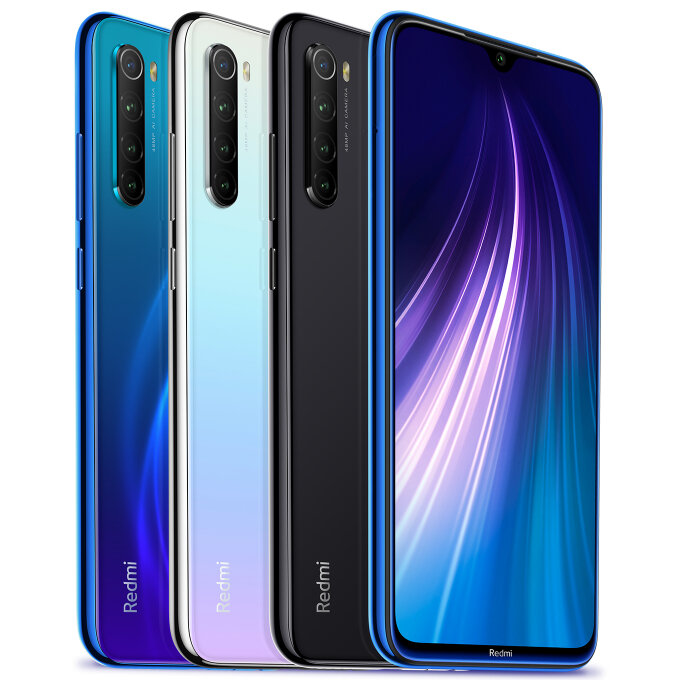 Xiaomi Redmi Note 8 6.3 inch 48MP رباعي Rear الة تصوير 4GB 64GB 4000mAh Snapdragon 665 ثماني core 4G Smartphone