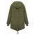 Women Winter Warm Fleece Hooded Fleece Cotton Outdoor Coats
