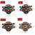 Antique Retro Decorative Latch Vintage Wooden Jewelry Box Drawer Hasp Pad Coffre Lock 4 Tailles