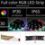 DC5V 1M 2M WS2812B 5050 Bluetooth USB APP Controllo RGB indirizzabile individualmente LED Strip Light Kit