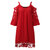 Women Off Shoulder Lace Strap Hollow Half Sleeve Casual Mini Dresses