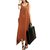 Vintage Casual Women Sleeveless High Low Cotton Maxi Dress