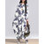 L-5XL Casual Women Loose Floral Print Dress