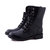 Tamanho dos EUA 5-10 Lace Up Moda Casual Outdooors Mulheres Mid-Calf Boots